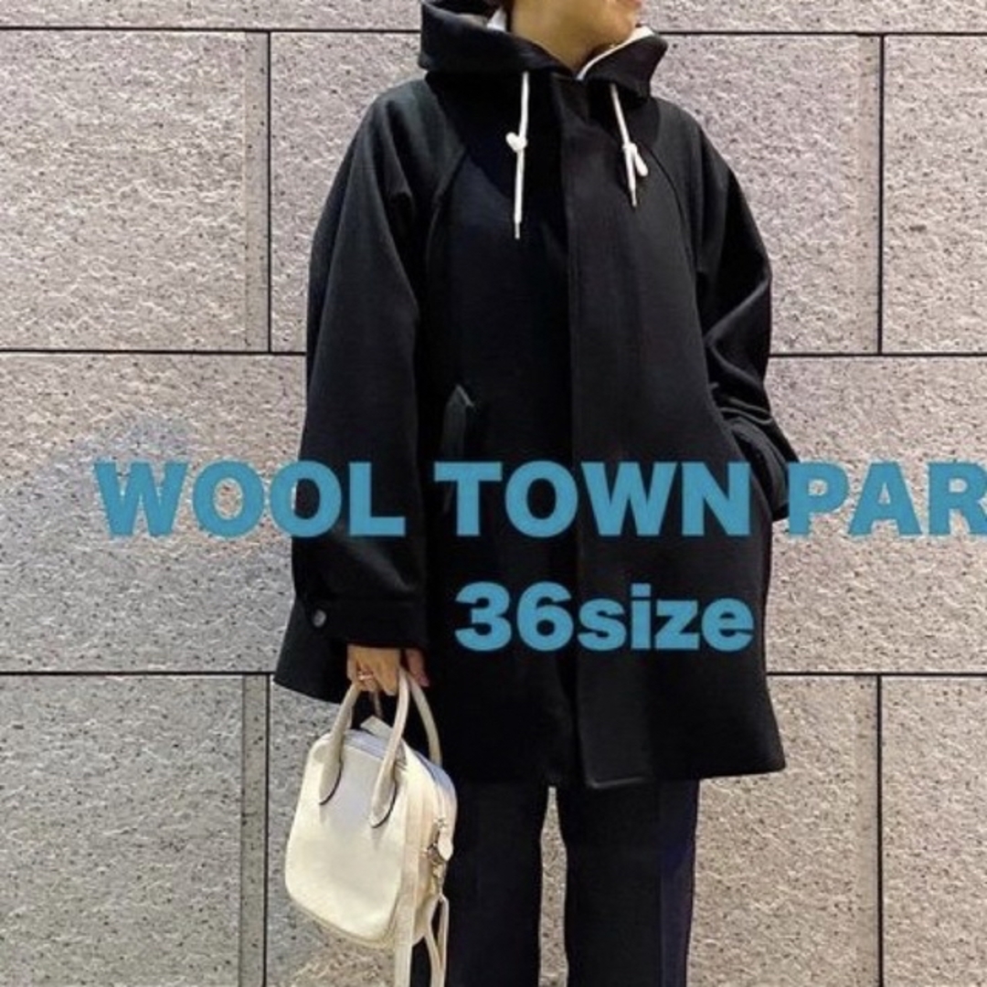 WOOL TOWN PARKA BLACKジャケット/アウター