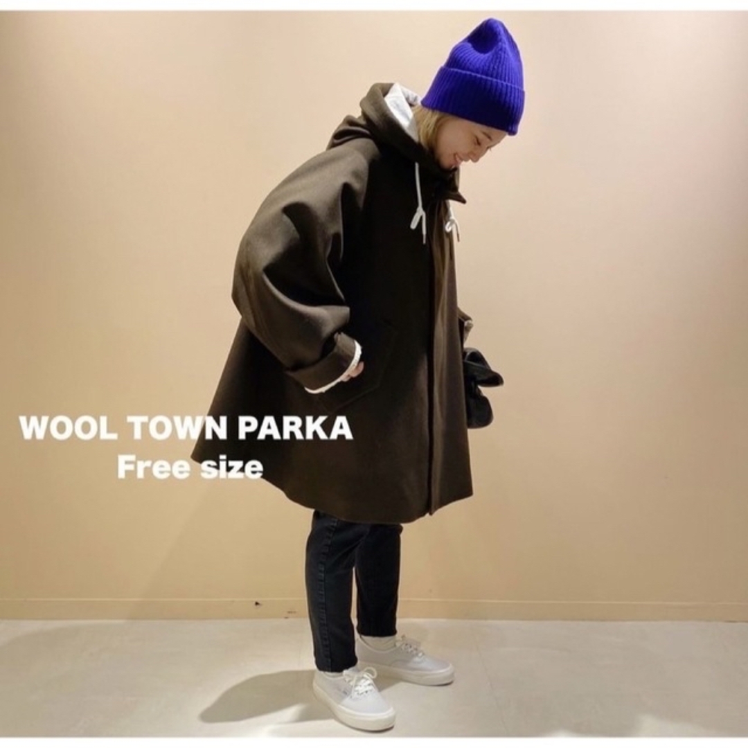 Shinzone(シンゾーン)のWOOL TOWN PARKA BLACK レディースのジャケット/アウター(その他)の商品写真