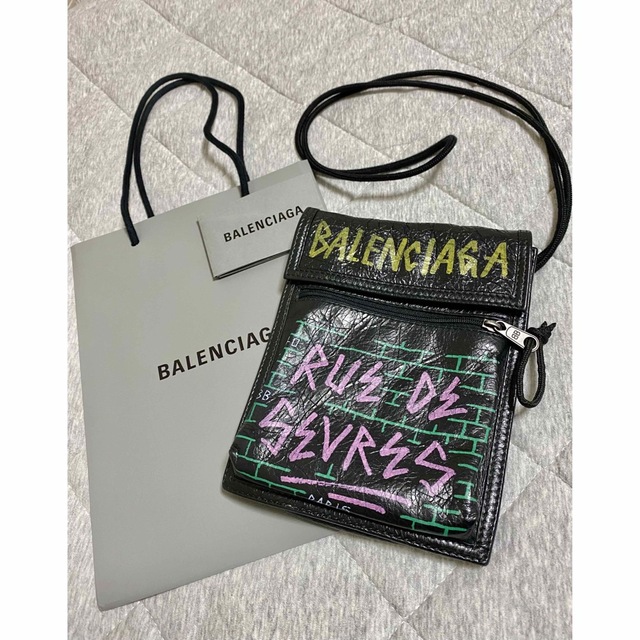 ネット限定】 BALENCIAGA - Balenciaga グラフィティ 美品 ポーチ