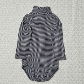 プチバトー(PETIT BATEAU)のPETITBATEAU ロンパース　長袖ボディ24m 86cm(ロンパース)