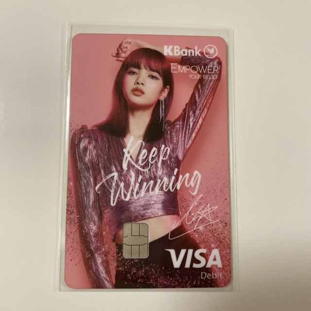 BLACKPINK Kbank visa LALISA ラリサ リサ 超レア