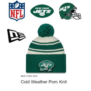 ニューエラー(NEW ERA)のニューエラ NY JETS ニューヨークジェッツ ケーブルニットキャップ(ニット帽/ビーニー)