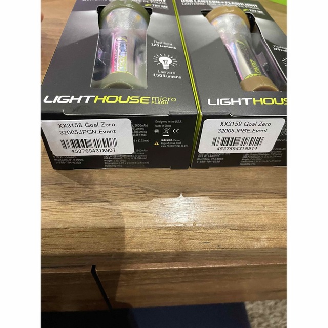 Goal Zero Lighthouse Micro Flash 日本限定 2色