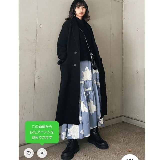 moussy(マウジー)のMOUSSY CAMELLIA TIERED スカート レディースのスカート(ロングスカート)の商品写真