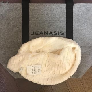 ジーナシス(JEANASIS)のジーナシス♡スヌードホワイト 新品未使用(スヌード)