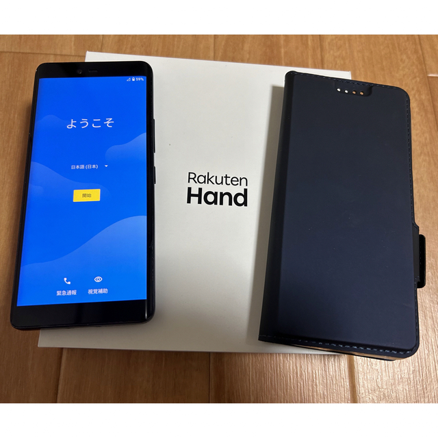 ANDROID(アンドロイド)のRakuten Hand スマホ/家電/カメラのスマートフォン/携帯電話(スマートフォン本体)の商品写真