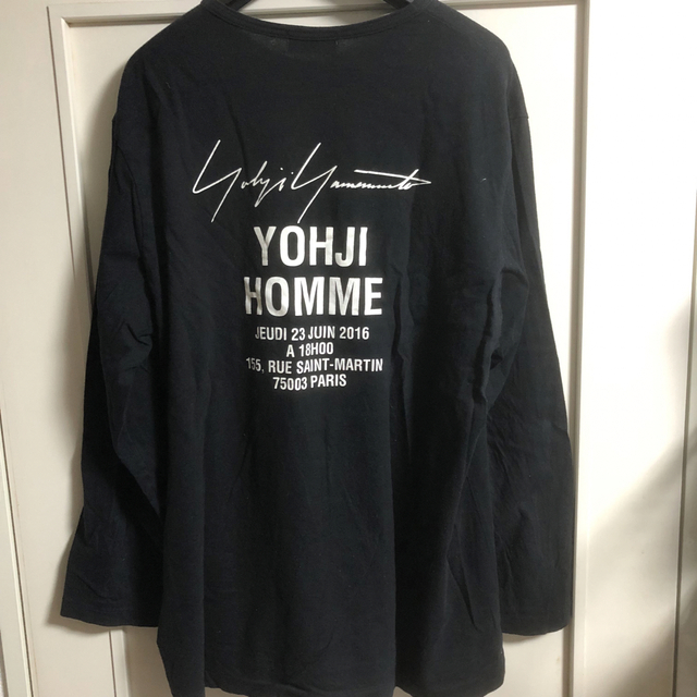 約54cm身幅yohji yamamoto pour homme staff Tシャツ