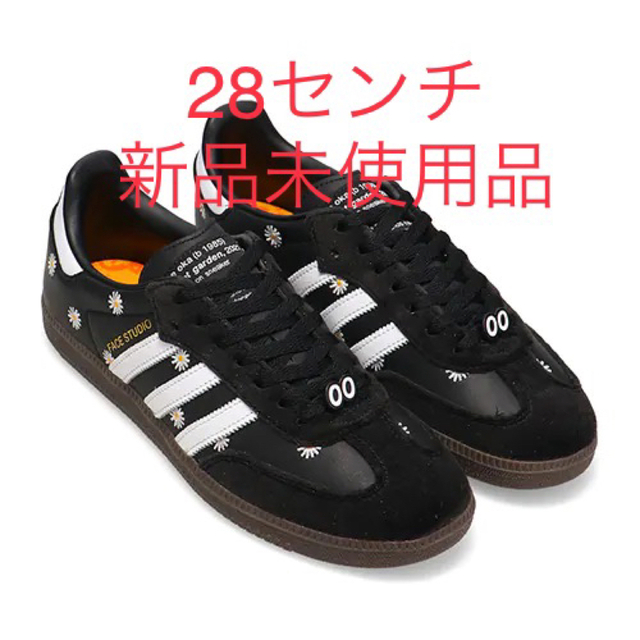 メンズ新品未使用　FACE×atmos×adidas samba black