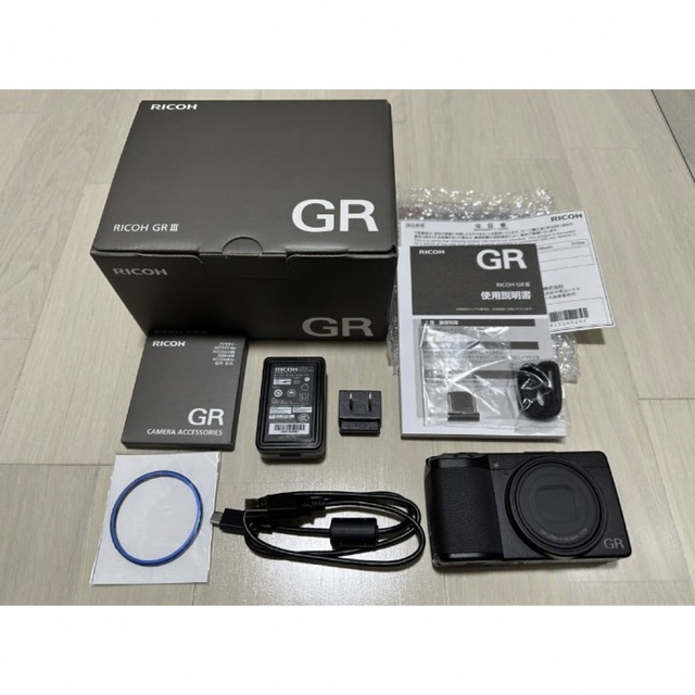 RICOH - 【極美品】RICOH GR III リコー GR 3【ブルーリング等オマケ付き