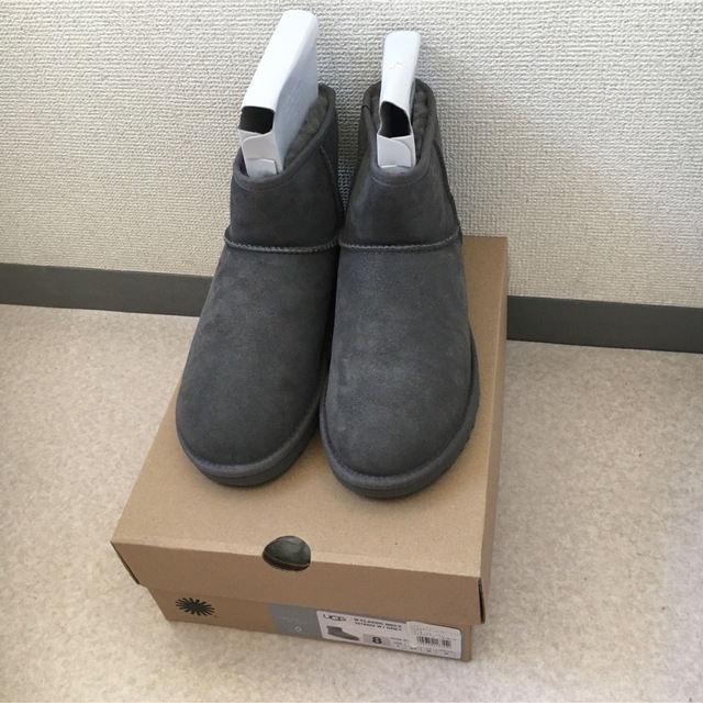 UGG クラシックミニ ll ムートンブーツ グレー 25cm 8 - www
