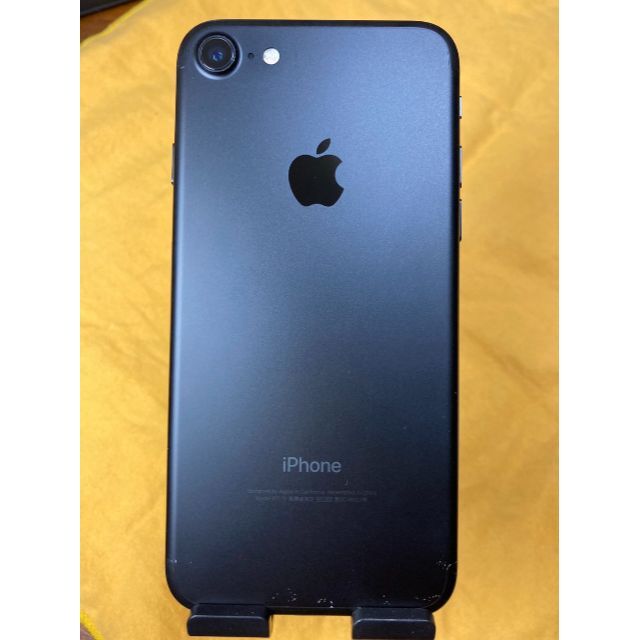 iPhone７　128GB　ブラック　元箱、Bluetoothイヤフォンおまけ付