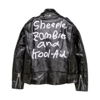 サカイ(sacai)の新品未使用 サカイ sacai madasaki レザー ライダース サイズ1(ライダースジャケット)