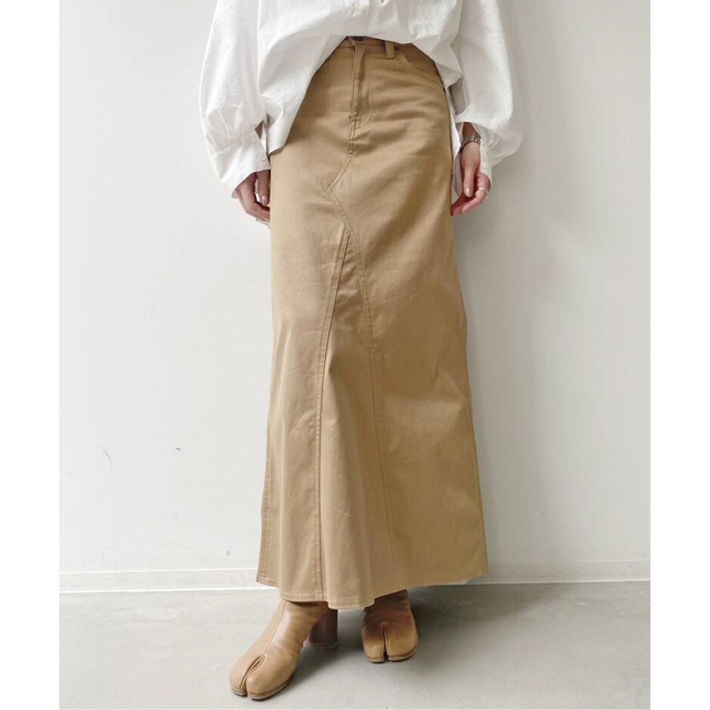 L'Appartement DEUXIEME CLASSE(アパルトモンドゥーズィエムクラス)のめい様専用　L'Appartement Chino Maxi Skirt 36  レディースのスカート(ロングスカート)の商品写真