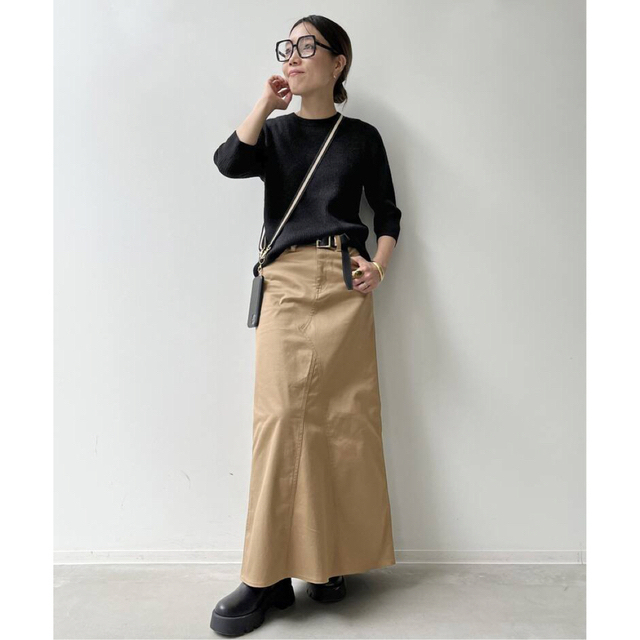 L'Appartement DEUXIEME CLASSE(アパルトモンドゥーズィエムクラス)のめい様専用　L'Appartement Chino Maxi Skirt 36  レディースのスカート(ロングスカート)の商品写真