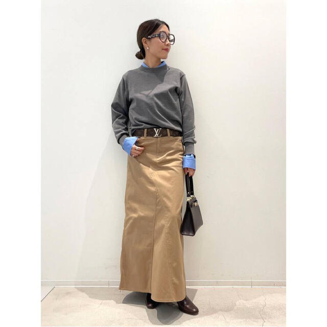 L'Appartement DEUXIEME CLASSE(アパルトモンドゥーズィエムクラス)のめい様専用　L'Appartement Chino Maxi Skirt 36  レディースのスカート(ロングスカート)の商品写真