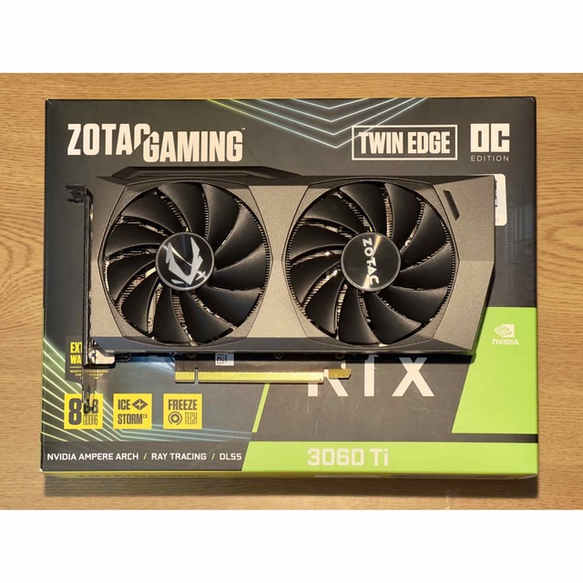 ZOTAC  RTX 3060 Ti Twin Edge OC LHRPCパーツ