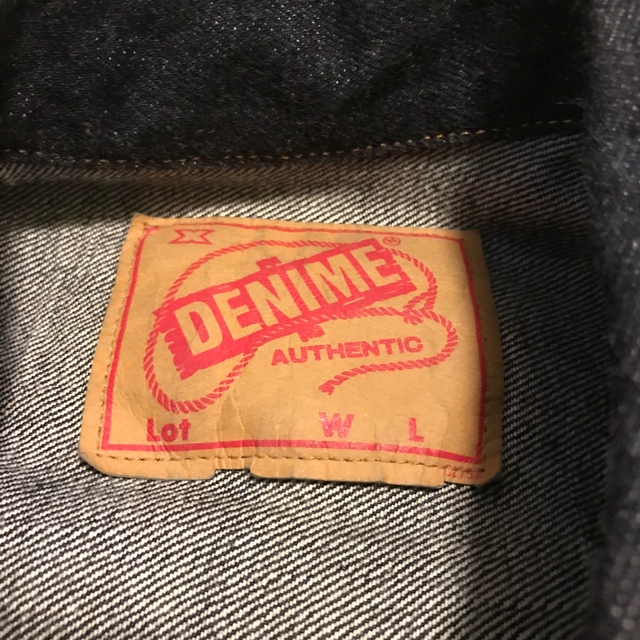 🎁限定値下🎁美品　k3 ドゥニーム　コラボ　デニム　ジーンズ　denime  レディースのジャケット/アウター(Gジャン/デニムジャケット)の商品写真