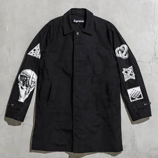 Supreme × M.C. Escher 17SS Trench Coatトレンチコート