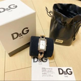 ドルチェアンドガッバーナ(DOLCE&GABBANA)の【美品】ドルチェ&ガッバーナ 腕時計　DOLCE&GABBANA レザーベルト(腕時計)