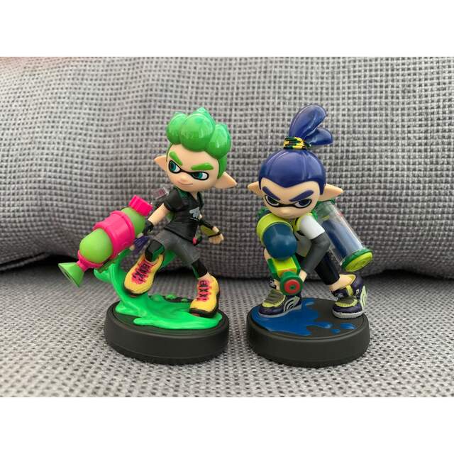 任天堂(ニンテンドウ)のかず　様　amiibo スプラトゥーン　ボーイ　セット エンタメ/ホビーのフィギュア(ゲームキャラクター)の商品写真