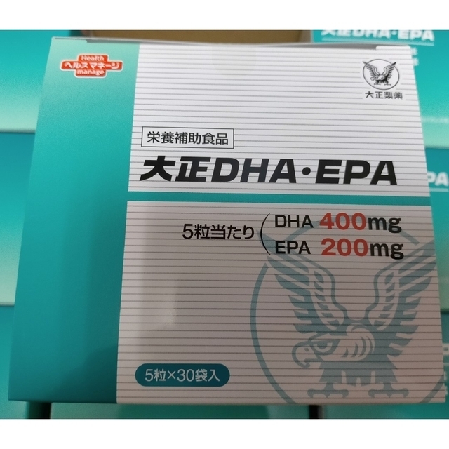 大正製薬(タイショウセイヤク)の大正製薬 大正　DHA EPA 栄養補助食品　5粒×30袋×1箱 食品/飲料/酒の食品(その他)の商品写真