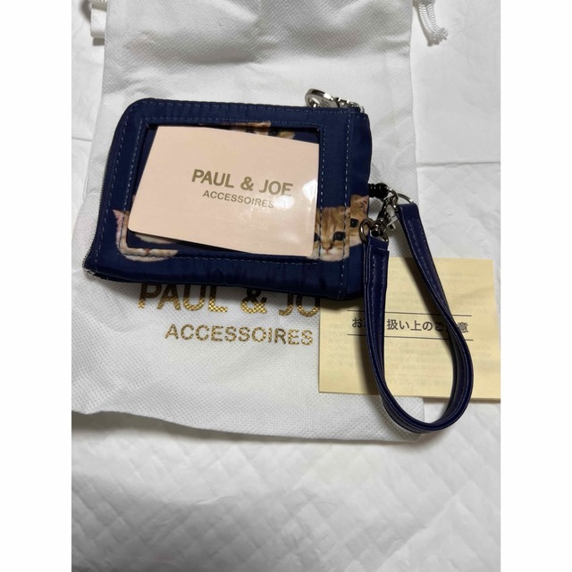 PAUL & JOE(ポールアンドジョー)のポール&ジョー　ヌネット　パスケース　ネイビー レディースのファッション小物(パスケース/IDカードホルダー)の商品写真