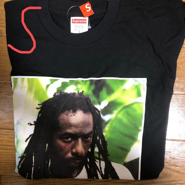 黒 S 19SS Supreme Buju Banton Tee フォトT