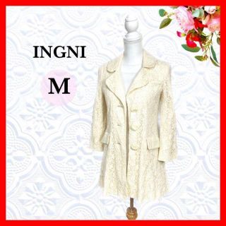 イング(INGNI)のINGNI レース Aライン アウター 花柄 フレアー ジャケット コート(その他)