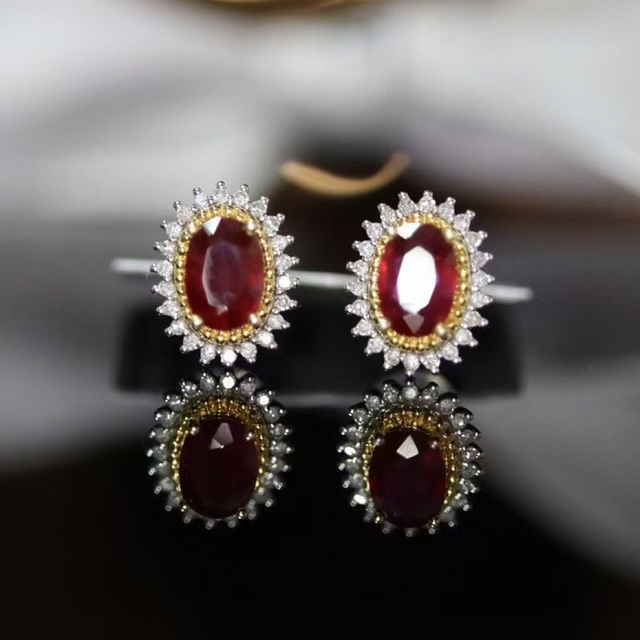 天然 ルビー ダイヤ ピアス1.3ct k18 f | tspea.org