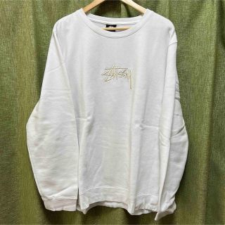 ステューシー(STUSSY)のやー様専用　Stussy スウェット トレーナー 白 刺繍 アメリカ製(スウェット)