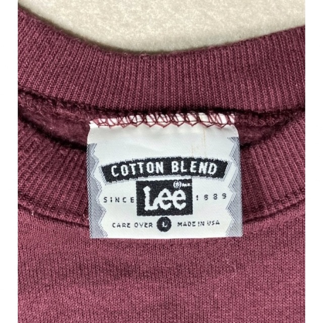 Lee(リー)のLee リー スウェット 90s USA製ヴィンテージ  古着 フロントプリント メンズのトップス(スウェット)の商品写真