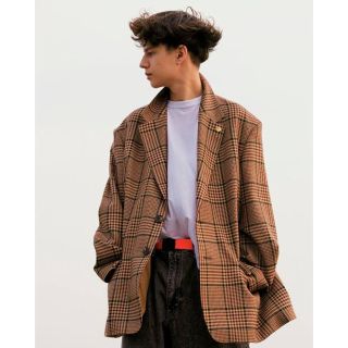 ドリスヴァンノッテン(DRIES VAN NOTEN)のDries van noten オーバーサイズジャケット 18AW 美品(テーラードジャケット)