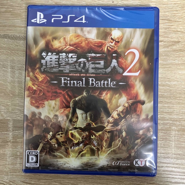 進撃の巨人2 -Final Battle- PS4 エンタメ/ホビーのゲームソフト/ゲーム機本体(家庭用ゲームソフト)の商品写真