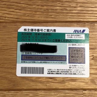 エーエヌエー(ゼンニッポンクウユ)(ANA(全日本空輸))のANA 株主優待 1枚(その他)