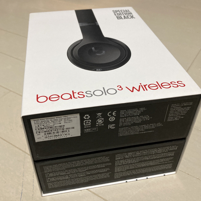 Beats by Dr Dre(ビーツバイドクタードレ)のBeats by Dr Dre SOLO3 WIRELESS ブラック スマホ/家電/カメラのオーディオ機器(ヘッドフォン/イヤフォン)の商品写真