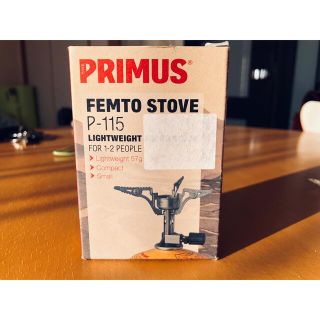 プリムス(PRIMUS)の【試し点火のみ】PRIMUS プリムス フェムトストーブ P-115 バーナー(ストーブ/コンロ)