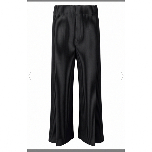 シルバー金具 美品 レア homme plisse オムプリッセ 定番 プリーツ