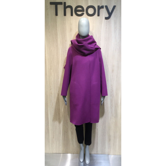 theory(セオリー)のTheory 20aw マフラー付きコート レディースのジャケット/アウター(チェスターコート)の商品写真