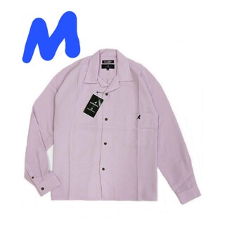 カンゴール(KANGOL)のKANGOL オーバーサイズ オープンカラーシャツ/M/ラベンダー 未使用(シャツ)