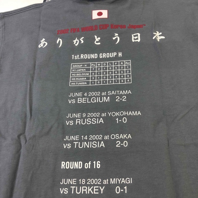 adidas(アディダス)のadidas 2002ありがとう日本Tシャツ スポーツ/アウトドアのサッカー/フットサル(記念品/関連グッズ)の商品写真