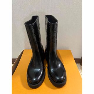 ルイヴィトン(LOUIS VUITTON)のルイ ヴィトン ドロップス フラット レインブーツ 39サイズ(レインブーツ/長靴)