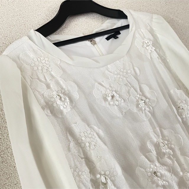 大きいサイズTO BE CHIC立体刺繍シフォンレースワンピース | forext.org.br