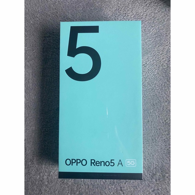 【新品未開封】OPPO Reno5 A シルバーブラック　SIMフリー残債なし