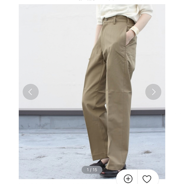 Shinzone(シンゾーン)のTHE SHINZONE high waist chino pants レディースのパンツ(チノパン)の商品写真