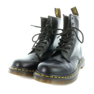 ドクターマーチン(Dr.Martens)のドクターマーチン ショートブーツ 8ホール レザー UK6 25cm 黒(ブーツ)