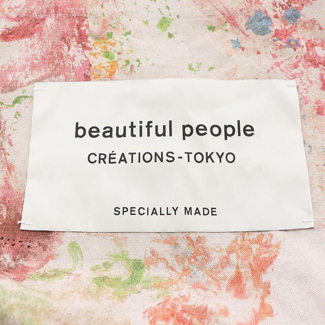 beautiful people(ビューティフルピープル)のビューティフルピープル トートバッグ ハンドバッグ キャンバス ペイントプリント レディースのバッグ(トートバッグ)の商品写真