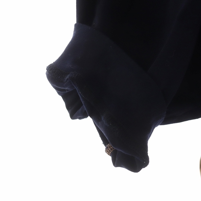AMERICANA(アメリカーナ)のアメリカーナ ラガーシャツ プルオーバー 七分袖 切替 ライトブラウン 白 紺 レディースのトップス(その他)の商品写真