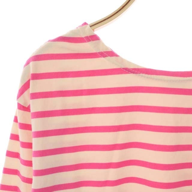 Shinzone(シンゾーン)のシンゾーン マリンボーダーTシャツ ロンT カットソー 長袖 F ピンク レディースのトップス(Tシャツ(長袖/七分))の商品写真