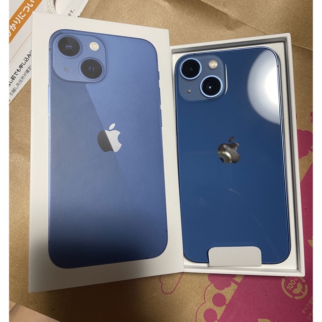 iPhone(アイフォーン)の【新品未使用】iPhone13mini 128GB ブルー スマホ/家電/カメラのスマートフォン/携帯電話(スマートフォン本体)の商品写真