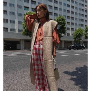 アメリヴィンテージ(Ameri VINTAGE)の新品‼️Ameri vintage MOUTON LIKE KNIT VEST(ムートンコート)